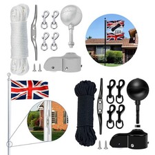 Fahnenmast Reparatursatz Flaggenmast Fahnenstange Flagge Halterungen Ersatzteile