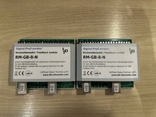 2x LDT Littfinski RM-GB-8-N 8fach Rückmeldemodul mit Gleisbesetztmeldern (2)  