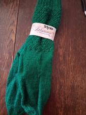 tolle Handgestrickte  Socken, grün gemustert Gr 39/40 -NEU-