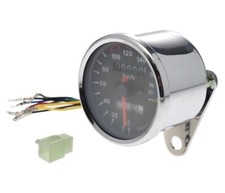 Universal Analog Kabel Tachometer Speedometer für Motorrad Mofa Roller Quad ATV
