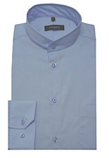 HUBER Herren Stehkragen Hemd