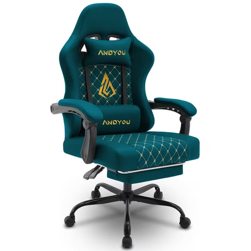Gaming stuhl mit - gaming-stuhl, fußstütze