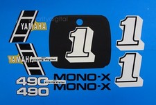 1983 Yamaha YZ490 9pc graphics