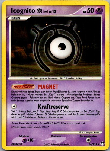 Pokemon icognito 123 - pokemon, m