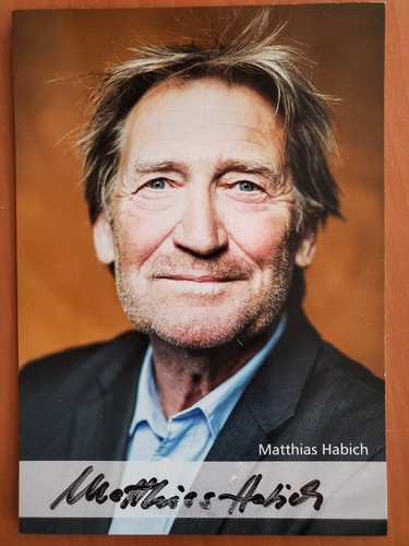 Autogrammkarte matthias habich - autogrammkarte,