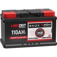 Solarbatterie 12v 110ah - 110ah, agm