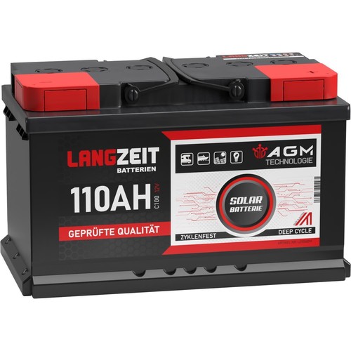 Solarbatterie 12v 110ah agm - solarbatterie,