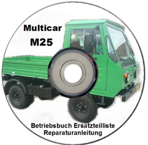 Multicar m25 reparaturhandbuch - multicar,