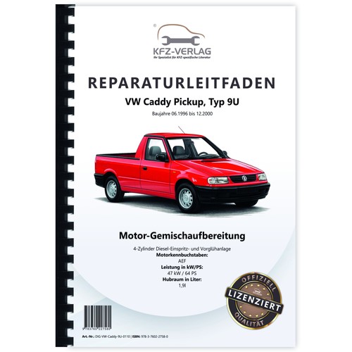 Caddy pickup 1996 - vw, 9u