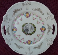 I. Weltkrieg - Patriotischer Teller - Kaiser Wilhelm u.Kaiser Franz Joseph 25 Cm