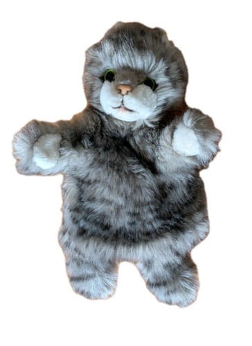 Steiff katze handpuppe grau - steiff,