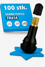 100x Gummiventil TR414  EPMD Gummi Ventil Autoreifen Snap-In 100 414 Autoventil