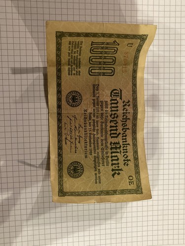 Reichsbanknote 1000 mark - mark,