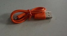 A020-894: USB Ladekabel orange für Fahrradlicht Licht 