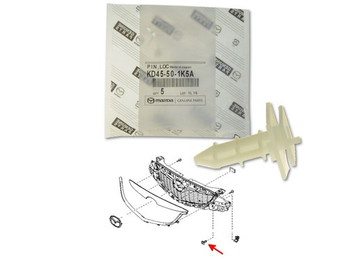 Grille halterung clip - halterung,