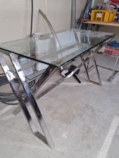 2× Kunst LEDER STÜHLEGRAU