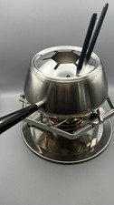 Fondue Komplett Set Original Spring Switzerland Edelstahl Zubehör Brenner Paste