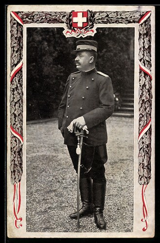 Ansichtskarte general wille - ansichtskarte, in