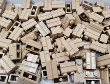 LEGO Mauersteine Dark Tan Beige Profilsteine 98283 Burg Ziegelsteine MOC 100x