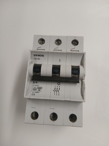 Siemens 5sx43 b16 - b16, typ