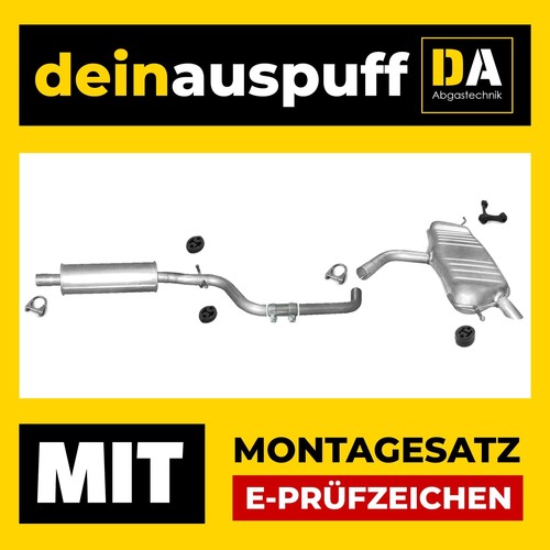 Auspuffanlage für golf v - golf,