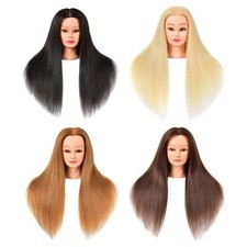 Prüfpuppe Kopf Modell Schminkpuppe Styling Färbepuppenkopf für Schminkübungen