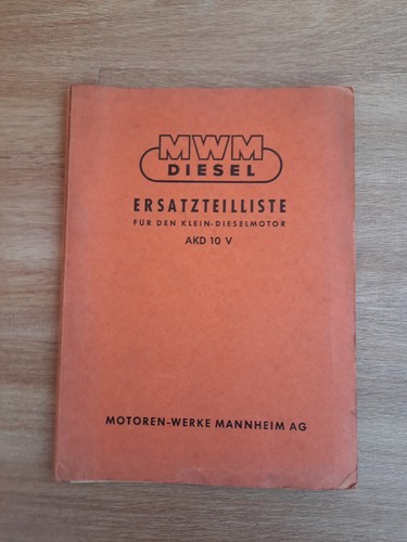Mwm diesel akd v - mwm,