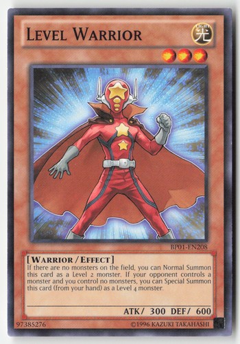 Yugioh level warrior - -,