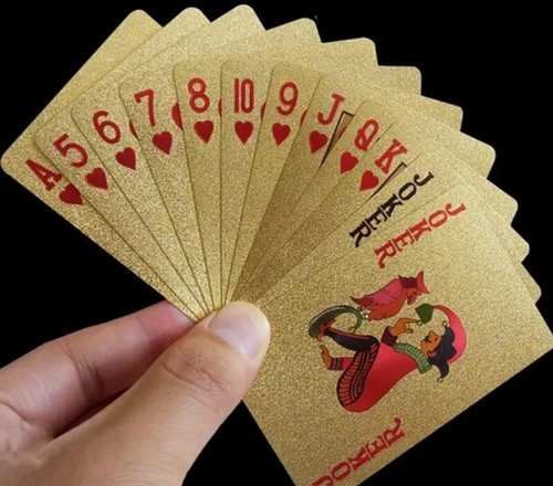 Luxus gold spielkarten deck - spielkarten,