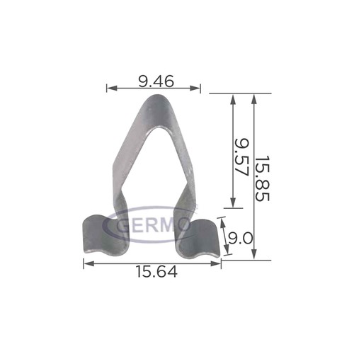 Halteklammer clip - halteklammer,