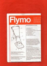 Alte Bedienungsanleitung : Flymo . Elektro-Luftkissenrasenmäher