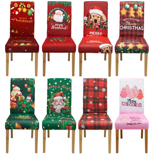 8er stuhlhusse weihnachten - stuhlhusse,