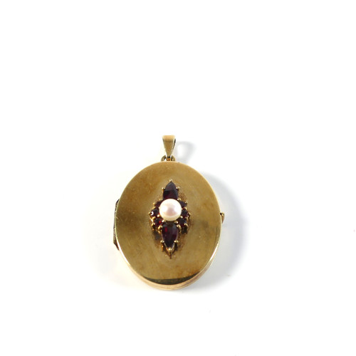 Kleines goldfarbenes medaillon - goldfarbenes,