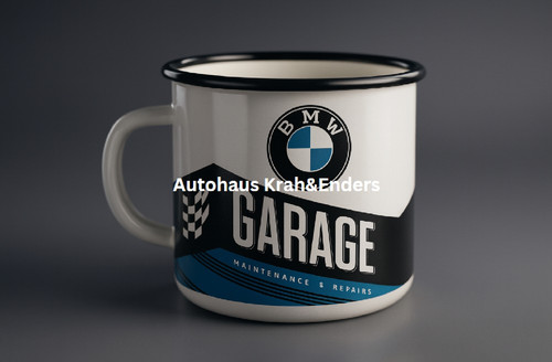 Bmw garage emaille kaffee - emaille,