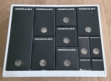 Schönes Konvolut Lego Modulex selten 60er/70er Jahre 5 Schuber topp Zustand