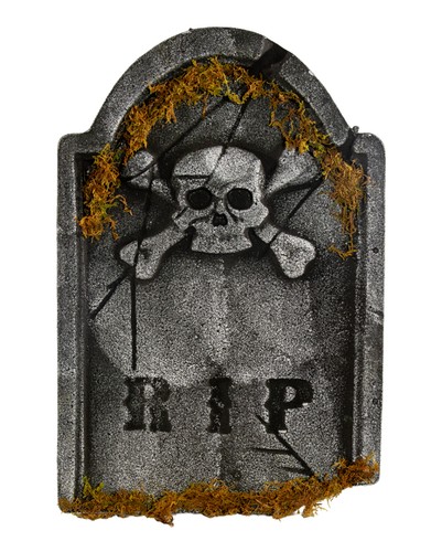 Grabstein mit - r.i.p.,