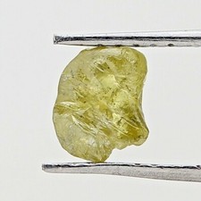 Grobem Roh Diamant 0.66tcw Grünlich Grau Funkelnde Natur Irregular Form Juwelen