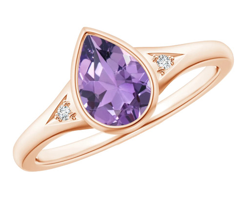 10k solid gold amethyst und - solid,