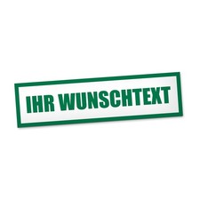 Wunschtext Magnetschild Auto