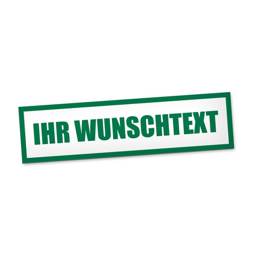 Wunschtext magnetschild auto - wunschtext,