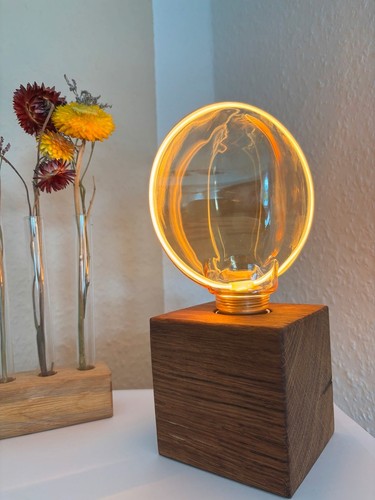 Diy lampe echtholz - lampe, eiche