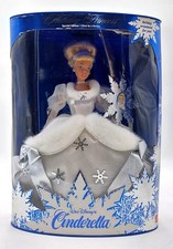 1996 Walt Disney's Cinderella Holiday Princess Puppe / Ovp / Mattel 16090