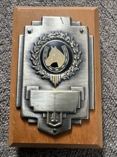 Vintage pferde plakette - vintage,