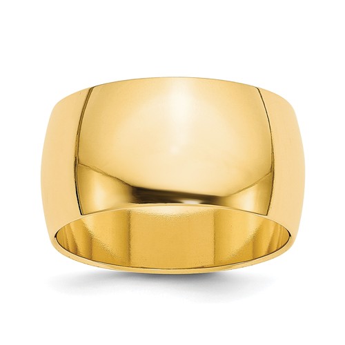 10k gelbgold halbrunder - 10k,