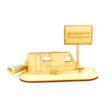 Camper Moderner Wohnwagen Holz