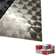 Edelstahl Blech Marmoriert D50 Pfauenauge Platte Edelstahlstreifen Tafel 0,8 mm