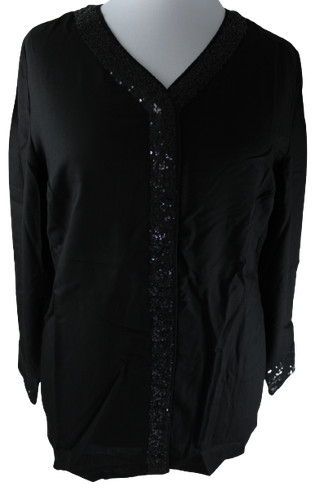 Sheego damen bluse schwarz - damen,