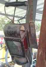 DR Karbidlampe mit Brustleder