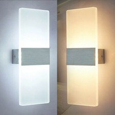 12W Wandleuchte LED Innen Modern Wandlampe Treppenhaus Innenleuchten Flurlampe