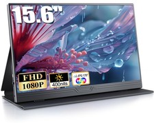 Portable Monitor 15.6 Zoll Tragbarer Mobiler Monitor FHD 1920x1080 HDR